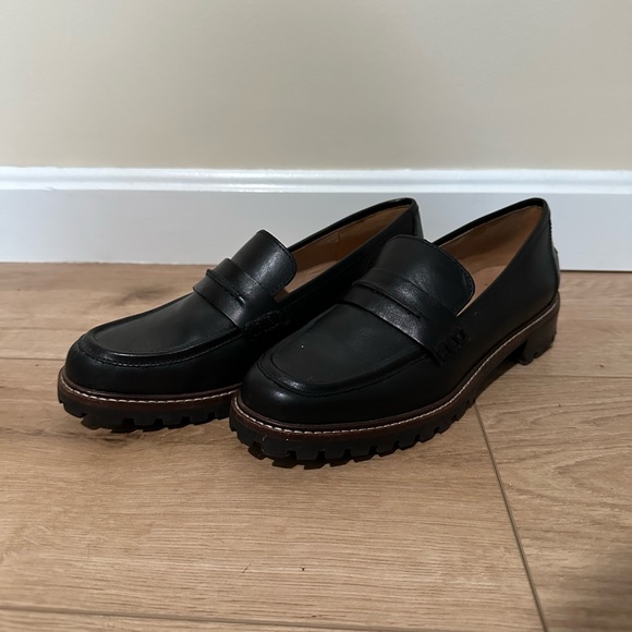 Black Leather Loafers - Picture 7 of 9
